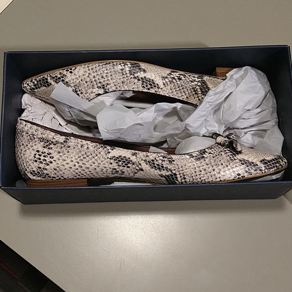Cole haan Alice detail skimmer size 10 snke print